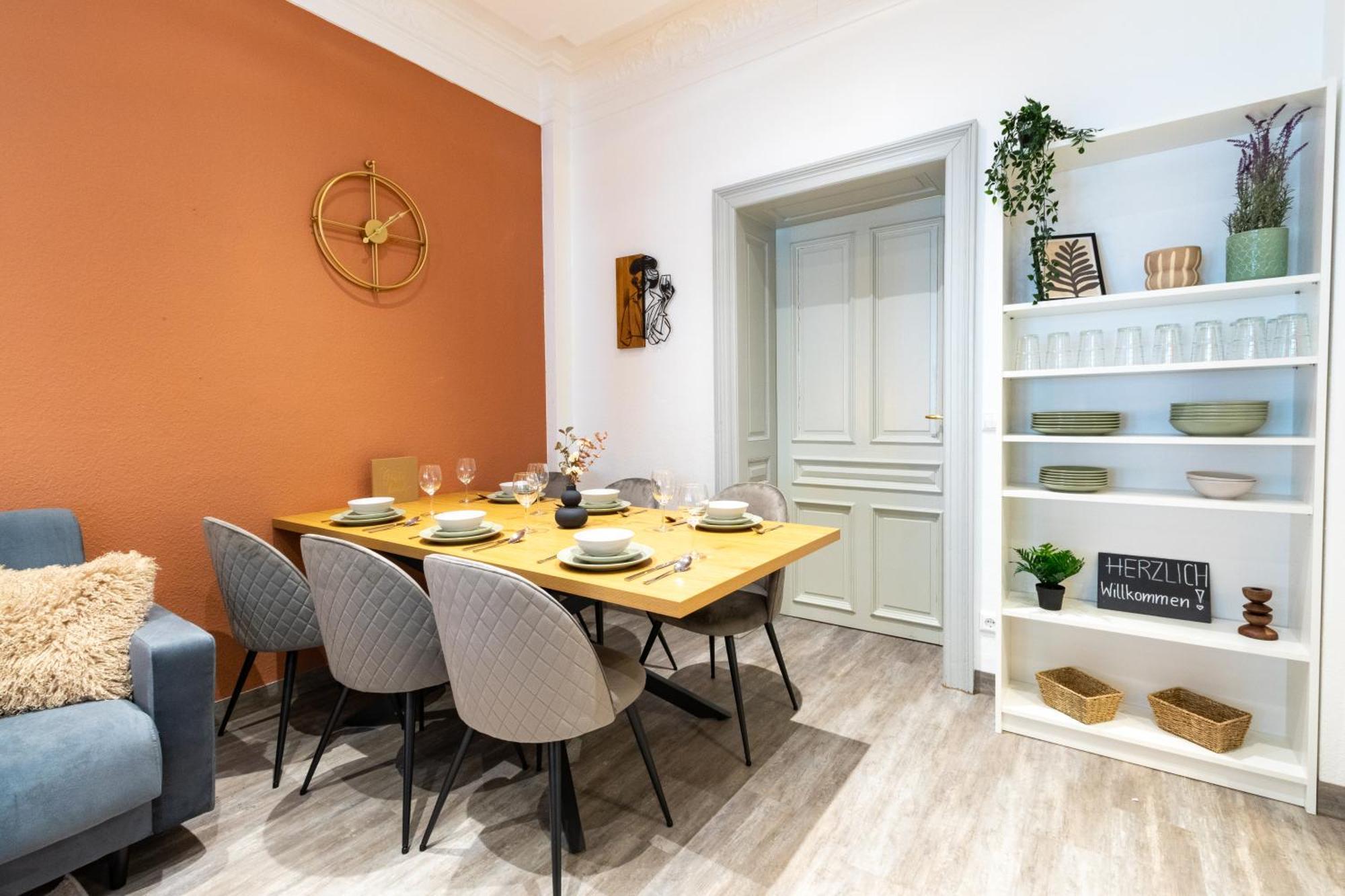Familienfreundliche Stadt-oase Mit Arbeitsplatz - Bahnhofsnah, 2 Schlafzimmer, 76qm & Gratis Kaffee- Und Teeangebot